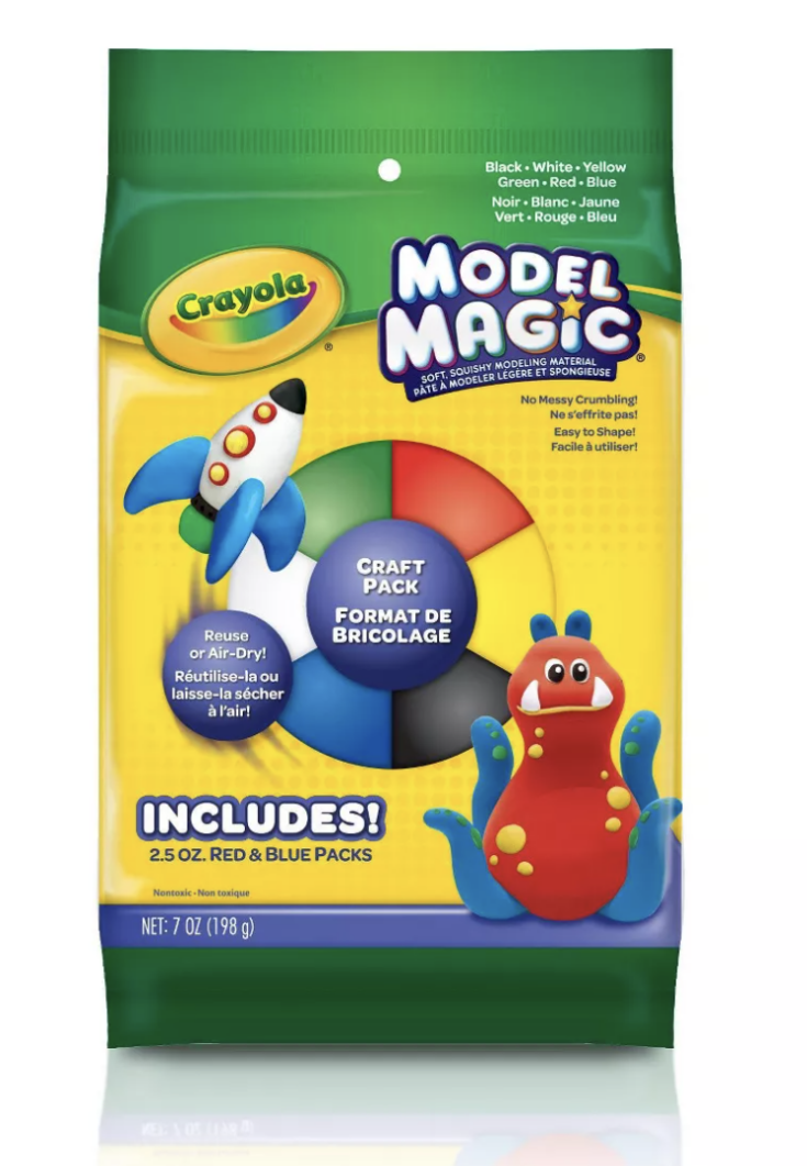 Image for Target | Crayola Model Magic Craft 6ct: Non-Toxic Reusable Modeling Clay for Kids, Creative Thinking, Ages...